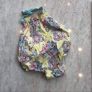 Paisley Halter Romper, NWOT
